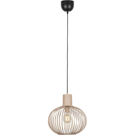 Lampa wisząca druciana Gila 33cm piaskowa Trio