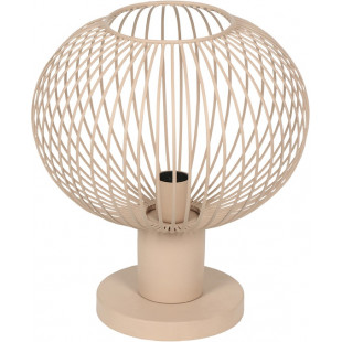 Lampa stołowa druciana Gila 33cm piaskowa Trio