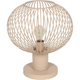 Lampa stołowa druciana Gila 33cm piaskowa Trio