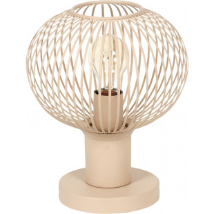 Lampa stołowa druciana Gila 23cm piaskowa Trio