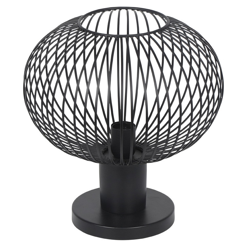 Lampa stołowa druciana Gila 33cm czarny mat Trio