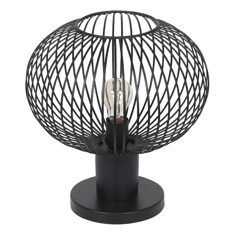 Lampa stołowa druciana Gila 33cm czarny mat Trio