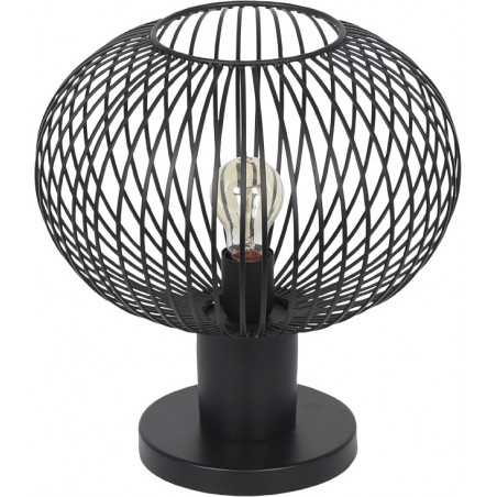 Lampa stołowa druciana Gila 33cm czarny mat Trio