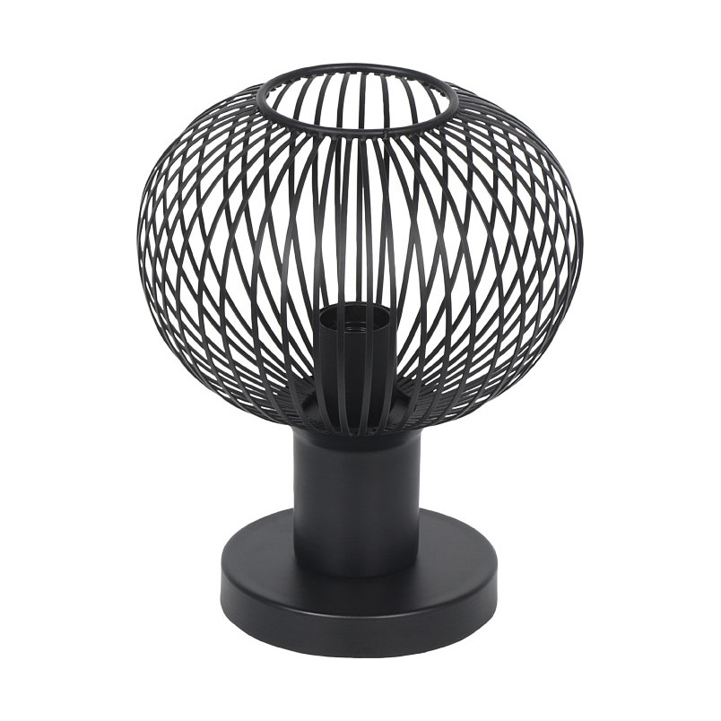 Lampa stołowa druciana Gila 23cm czarny mat Trio
