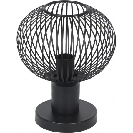 Lampa stołowa druciana Gila 23cm czarny mat Trio