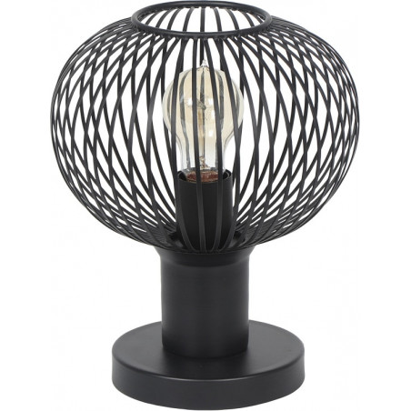 Lampa stołowa druciana Gila 23cm czarny mat Trio