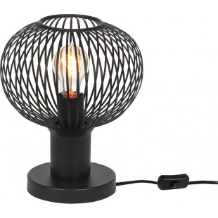 Lampa stołowa druciana Gila 23cm czarny mat Trio