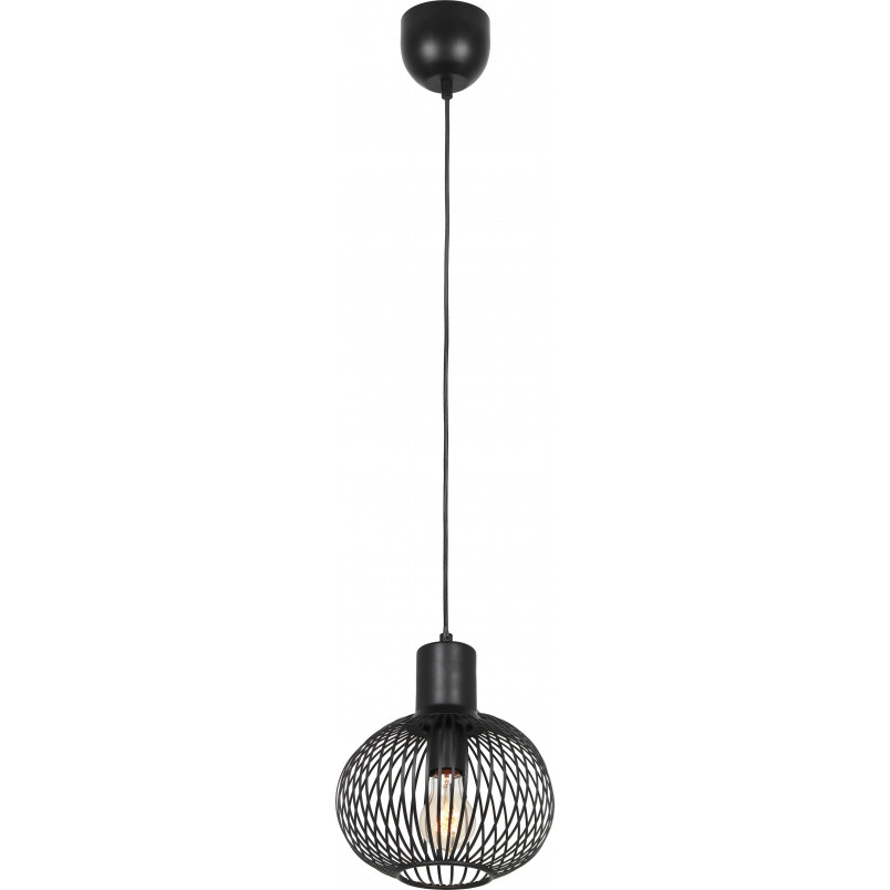 Lampa wisząca druciana Gila 23cm czarny mat Trio