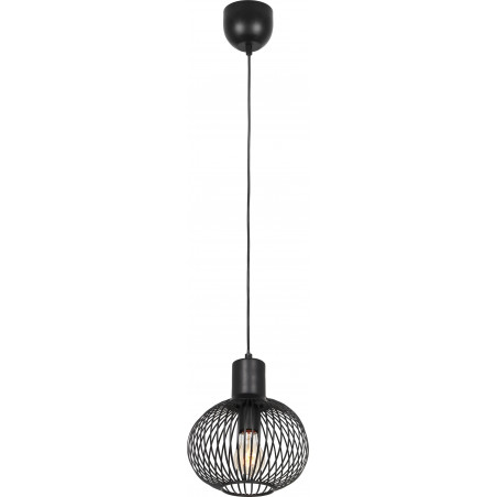 Lampa wisząca druciana Gila 23cm czarny mat Trio