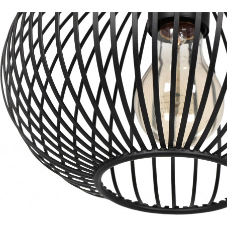 Lampa wisząca druciana Gila 23cm czarny mat Trio