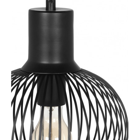 Lampa wisząca druciana Gila 23cm czarny mat Trio
