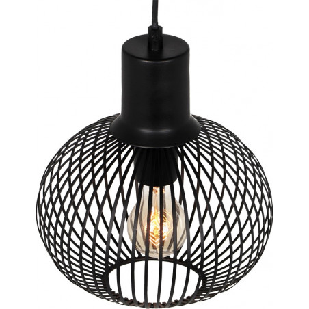 Lampa wisząca druciana Gila 23cm czarny mat Trio