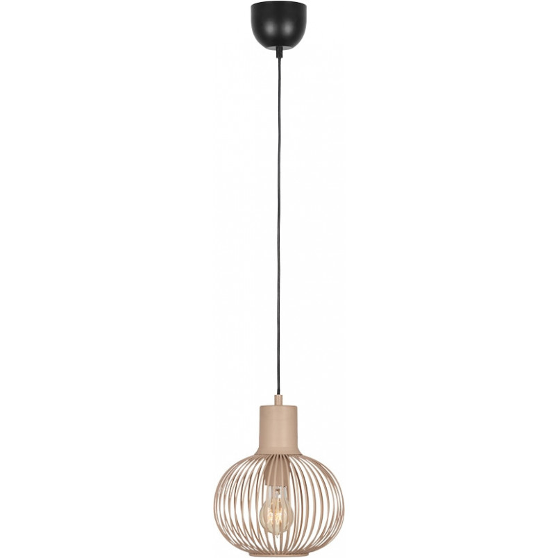 Lampa wisząca druciana Gila 23cm piaskowa Trio