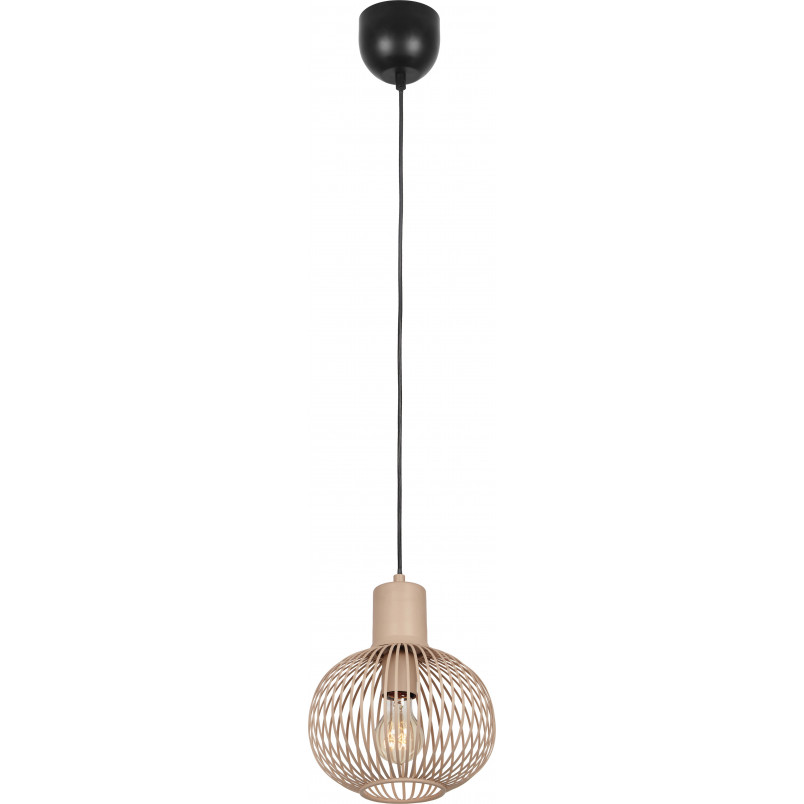 Lampa wisząca druciana Gila 23cm piaskowa Trio