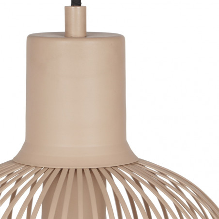 Lampa wisząca druciana Gila 23cm piaskowa Trio