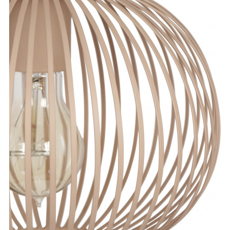 Lampa wisząca druciana Gila 23cm piaskowa Trio