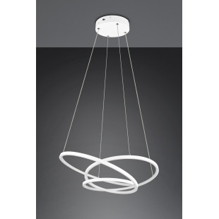 Lampa wisząca nowoczesna z regulacją barwy światła Darvin LED 64cm biała Trio