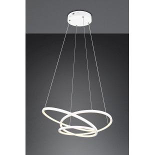 Lampa wisząca nowoczesna z regulacją barwy światła Darvin LED 64cm biała Trio