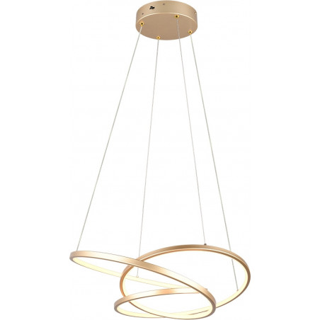Lampa wisząca nowoczesna z regulacją barwy światła Darvin LED 64cm złota Trio