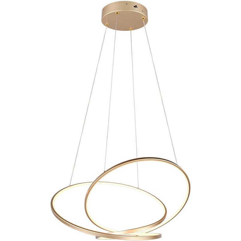 Lampa wisząca nowoczesna z regulacją barwy światła Darvin LED 84cm złota Trio