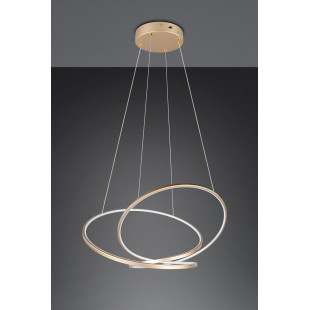 Lampa wisząca nowoczesna z regulacją barwy światła Darvin LED 84cm złota Trio
