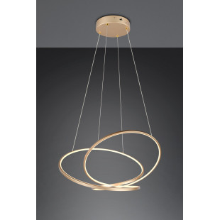 Lampa wisząca nowoczesna z regulacją barwy światła Darvin LED 84cm złota Trio