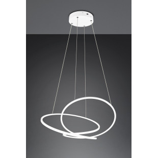 Lampa wisząca nowoczesna z regulacją barwy światła Darvin LED 84cm biała Trio