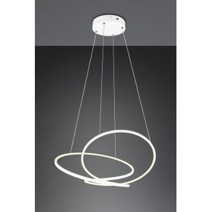Lampa wisząca nowoczesna z regulacją barwy światła Darvin LED 84cm biała Trio