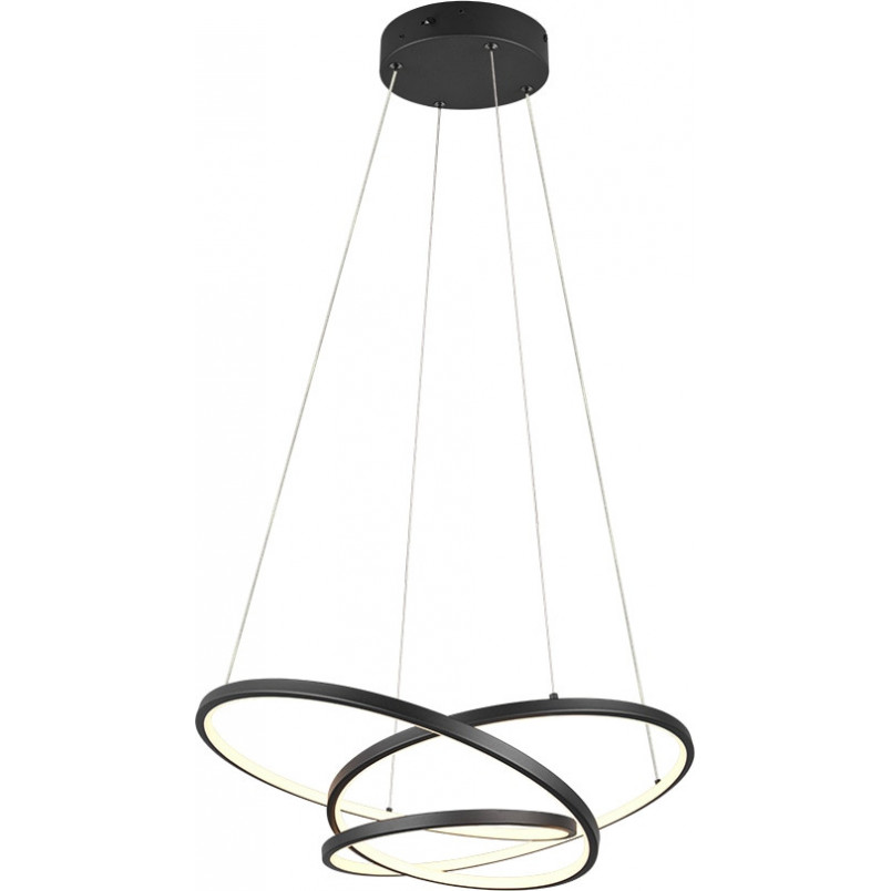 Lampa wisząca nowoczesna z regulacją barwy światła Darvin LED 64cm czarna Trio