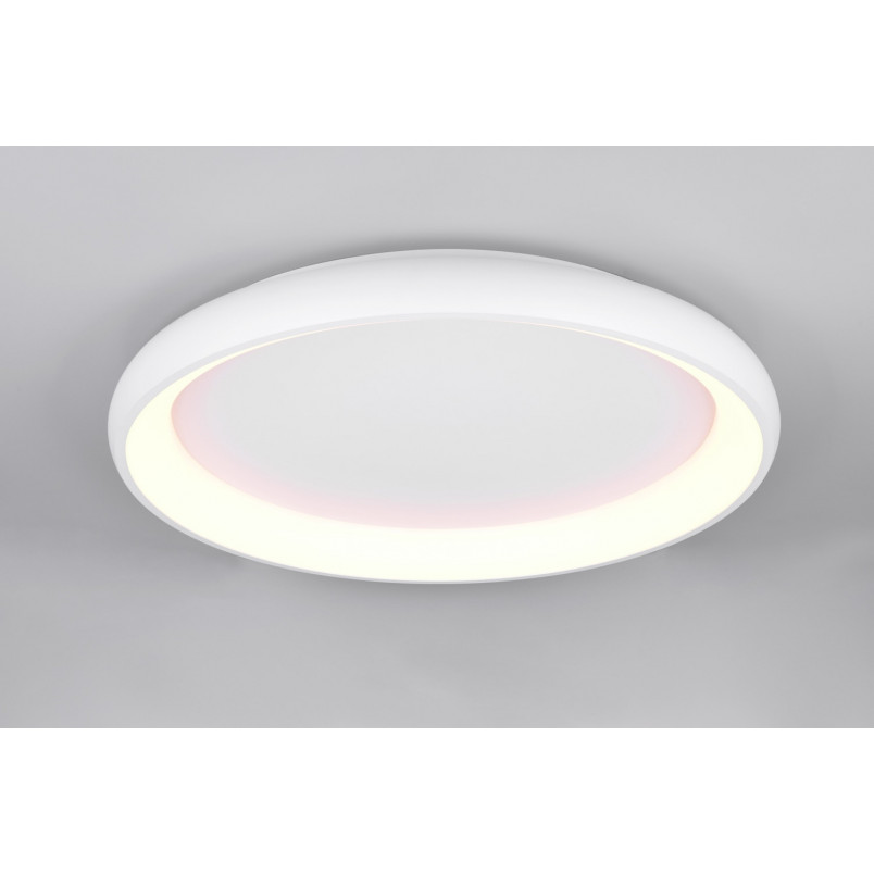 Plafon nowoczesny z regulacją barwy światła Cardona LED 75cm biały mat Trio
