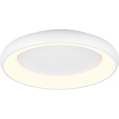 Plafon nowoczesny z regulacją barwy światła Cardona LED 62cm biały mat Trio