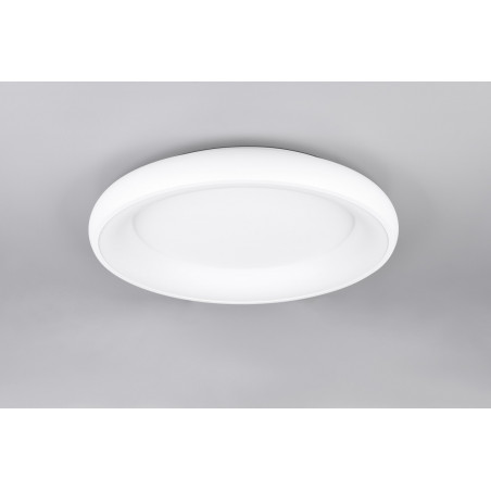 Plafon nowoczesny z regulacją barwy światła Cardona LED 62cm biały mat Trio