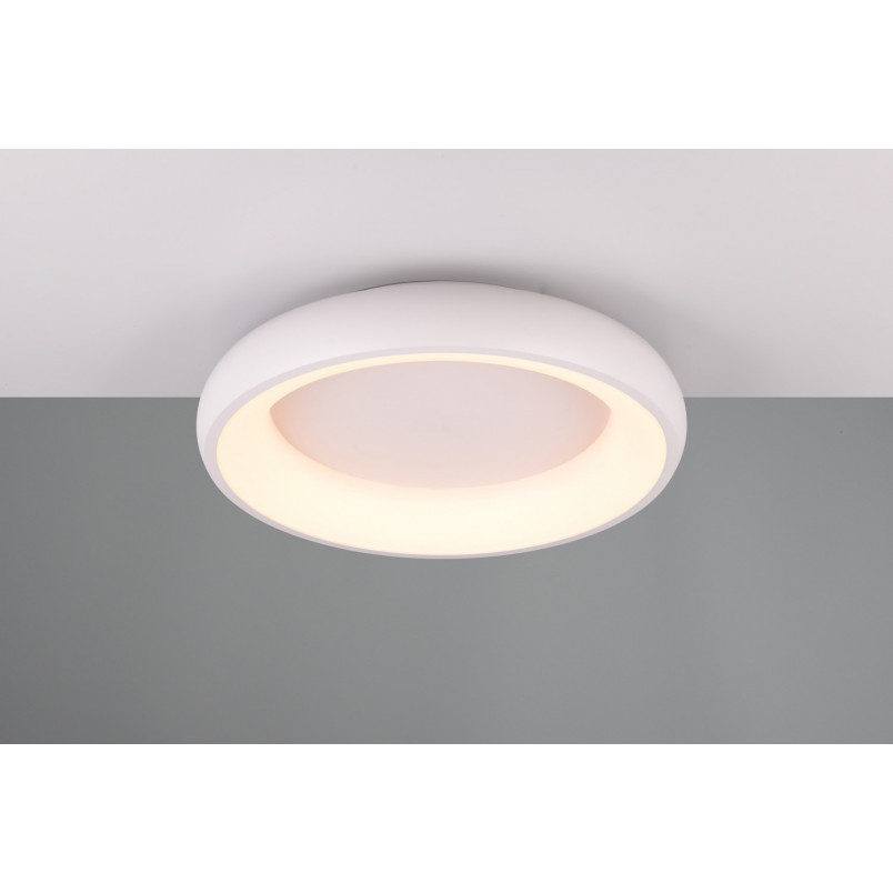 Plafon nowoczesny z regulacją barwy światła Cardona LED 46cm biały mat Trio