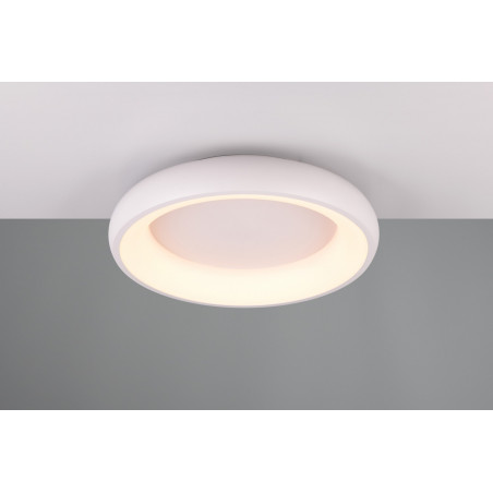 Plafon nowoczesny z regulacją barwy światła Cardona LED 46cm biały mat Trio