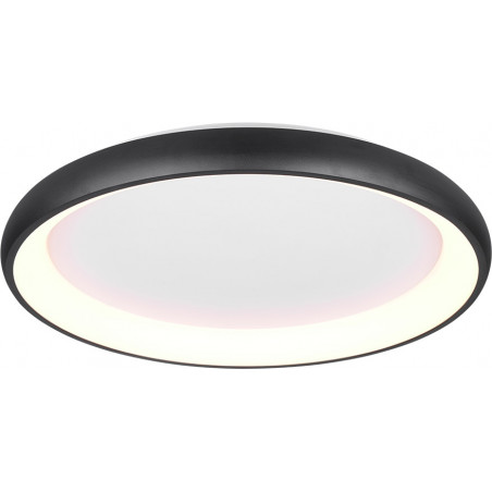 Plafon nowoczesny z regulacją barwy światła Cardona LED 75cm czarny mat Trio