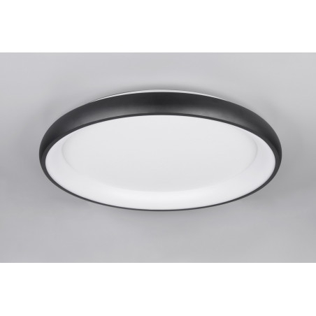 Plafon nowoczesny z regulacją barwy światła Cardona LED 75cm czarny mat Trio