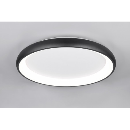 Plafon nowoczesny z regulacją barwy światła Cardona LED 75cm czarny mat Trio
