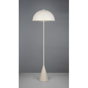 Lampa podłogowa "grzybek" na stożkowej podstawie Alfie 130cm szara Trio