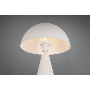 Lampa stołowa "grzybek" na stożkowej podstawie Alfie 30cm H43cm szara Trio