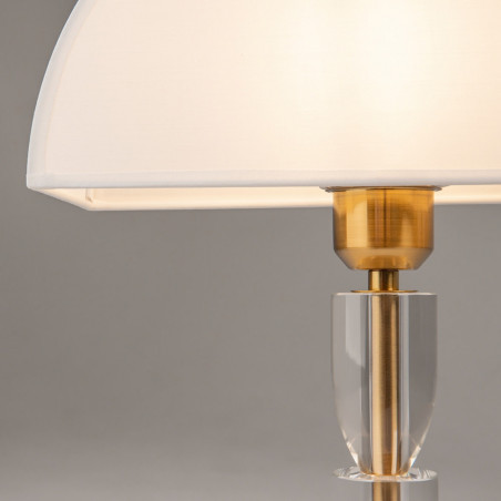 Lampa na komodę hampton Prima biały / mosiądz Maytoni