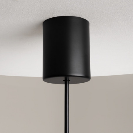 Lampa wisząca szklana kula The Sixth Sense 18cm biały / czarny Maytoni