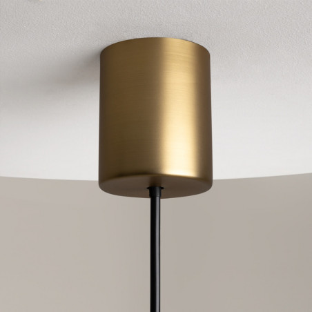 Lampa wisząca szklana kula The Sixth Sense 18cm biały / mosiądz Maytoni