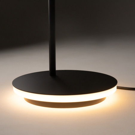 Lampa podłogowa minimalistyczna Estudo LED czarna Maytoni
