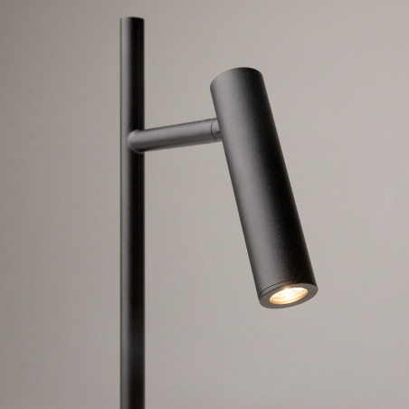 Lampa podłogowa minimalistyczna Estudo LED czarna Maytoni