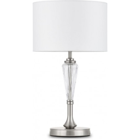 Lampa stołowa hampton Alicante biały / nikiel Maytoni