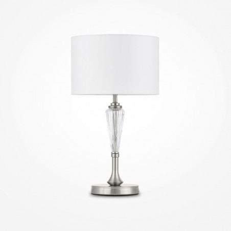 Lampa stołowa hampton Alicante biały / nikiel Maytoni