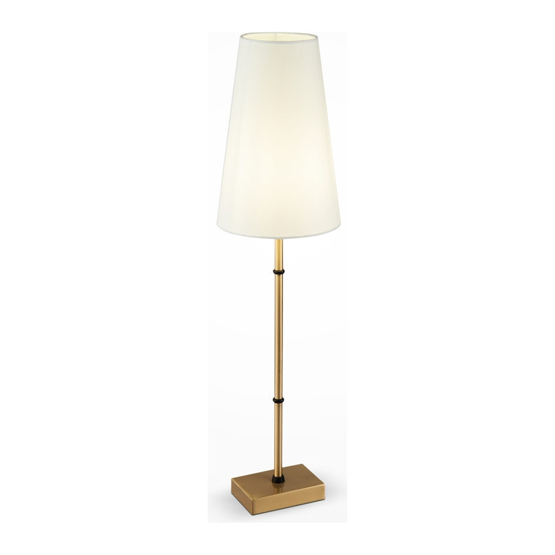 Lampa na komodę hampton Zaragoza biało-mosiężna Maytoni