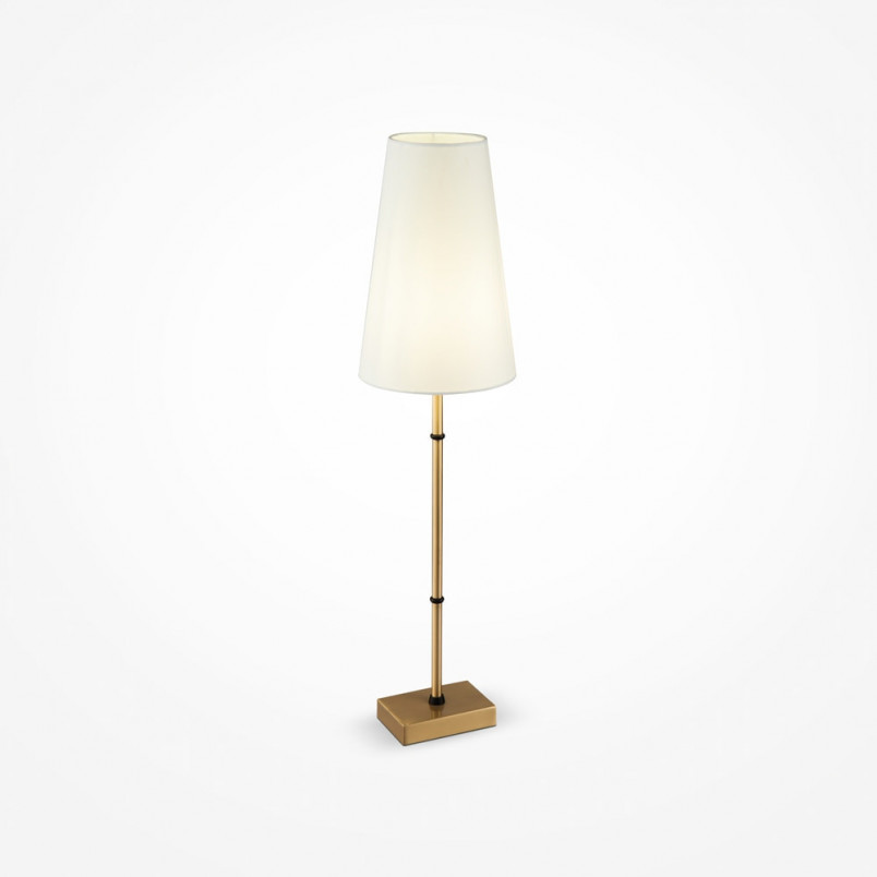 Lampa na komodę hampton Zaragoza biało-mosiężna Maytoni