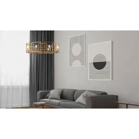 Lampa wisząca hampton Bowi 87,5cm złota Maytoni