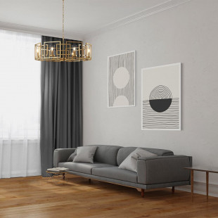 Lampa wisząca hampton Bowi 87,5cm złota Maytoni
